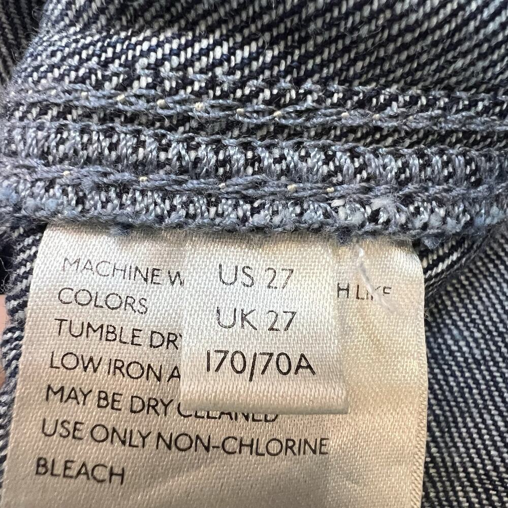 We The Free Blue Button Fly Straight Leg Denim‎ Jeans Women’s Size 27 OB1084373 - Picture 7 of 9